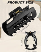Flexible Bendable Silicone Cloud Hair Claw Clips