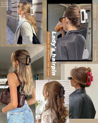 Flexible Bendable Silicone Cloud Hair Claw Clips