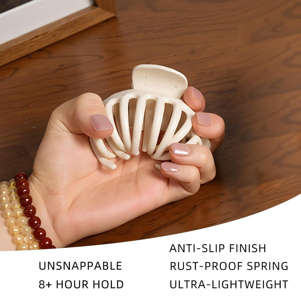 Flexible Bendable Silicone Cloud Hair Claw Clips