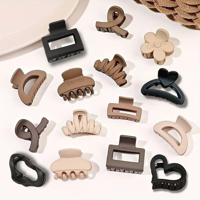 Flexible Bendable Silicone Cloud Hair Claw Clips