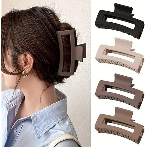 Flexible Bendable Silicone Cloud Hair Claw Clips